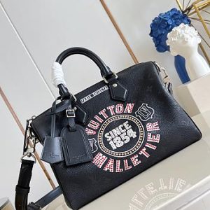 Colestore Louis Vuitton Speedy P9 Bandoulière 30 Jackets Black Cowhide leather 32 x 22.5 x 18 cm