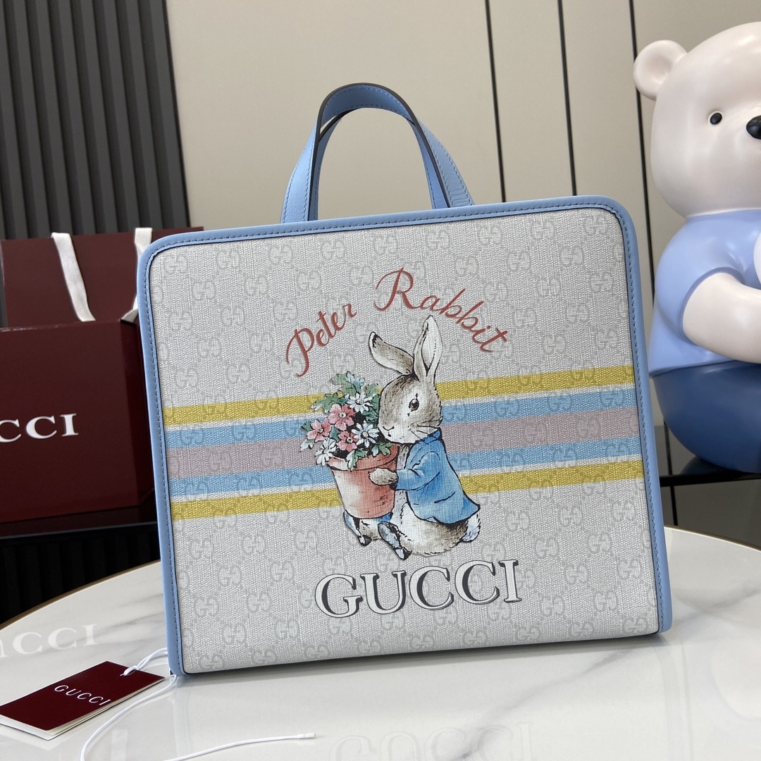 Colestore Gucci x Peter Rabbit Children's GG Tote Bag 25 x 28.5 x 11cm