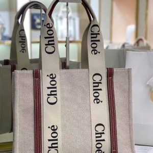 Chloé Woody Tote Bags 37cm