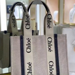 Chloé Woody Tote Bags 37cm