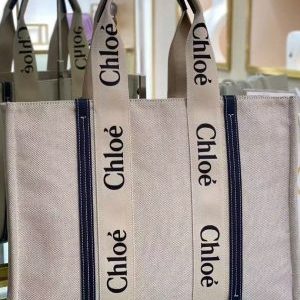 Chloé Woody Tote Bags 45cm