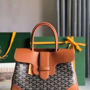 Goyard Saigon Top Handle Bags 25cm