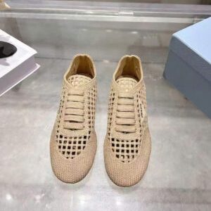 Prada Collapse Crochet Laced Sneakers