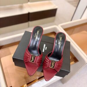Saint Laurent YSL Babylone Heeled Women’s Mules 10cm