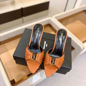 Saint Laurent YSL Babylone Heeled Women’s Mules 10cm