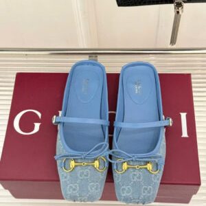 Gucci Horsebit Strap Ballet Flats & Mules
