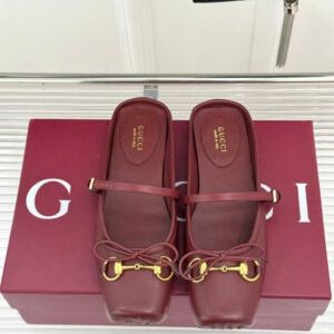 Gucci Horsebit Strap Ballet Flats & Mules