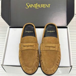 Saint Laurent Le Loafer Unisex Leather Mules
