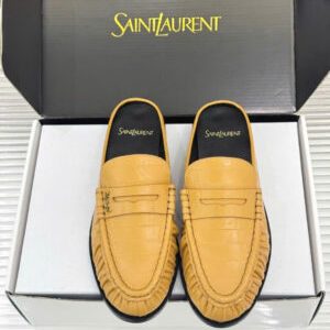 Saint Laurent Le Loafer Unisex Leather Mules