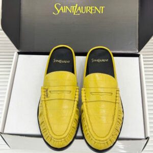 Saint Laurent Le Loafer Unisex Leather Mules