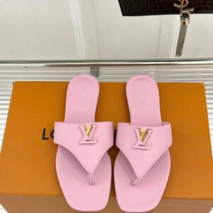Louis Vuitton LV Logo Flat Thong Sandal