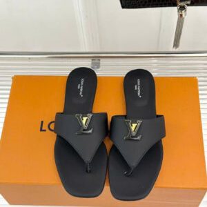 Louis Vuitton LV Logo Flat Thong Sandal