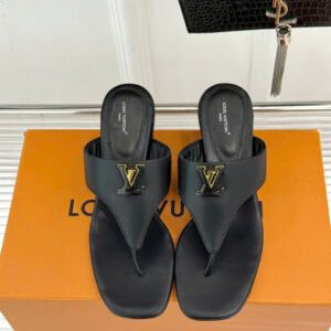 Louis Vuitton LV Logo Thong Sandal 5cm