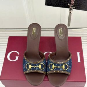 Gucci Women’s Horsebit Mid-Heel Sandal