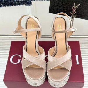 Gucci Sandal with Interlocking G Studs