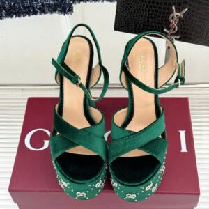 Gucci Sandal with Interlocking G Studs
