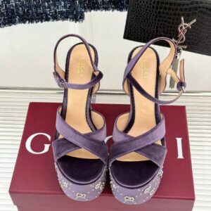 Gucci Sandal with Interlocking G Studs