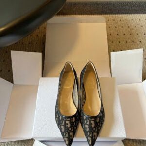 Dior Adiorable Flat Dior Oblique Fabric