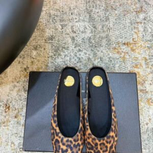 Saint Laurent Smooth Leather Mules