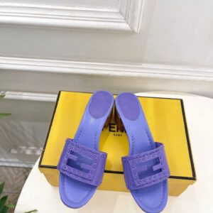 Fendi Baguette Leather Sandals 5.5cm