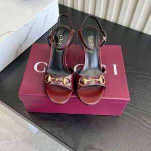 Gucci Horsebit Heeled Sandal 7cm