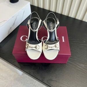Gucci Horsebit Heeled Sandal 7cm