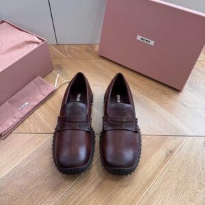 Miu Miu Leather Loafers – Fall/Winter 2026 Edition