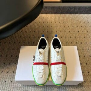 Celine Soft Sneaker in Stretch Lambskin, Suede Calfskin & Lambskin