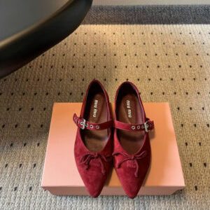 Miu Miu Mary Jane Ballerina Flat Shoes