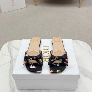 Dior Bow Soupir Diorivera Slides