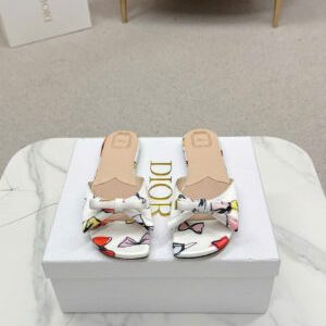 Dior Bow Soupir Diorivera Slides