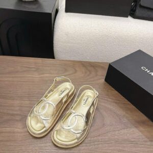 Chanel Coco Platform Sandals