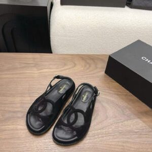 Chanel Coco Platform Sandals