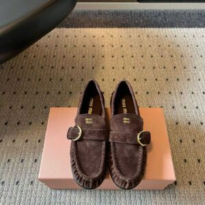 Miu Miu Leather Loafers – Fall/Winter 2026