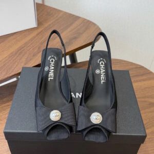 Chanel Coco Slingback Sandals 7cm