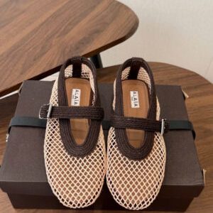 Alaïa Mesh Ballet Flats Shoes