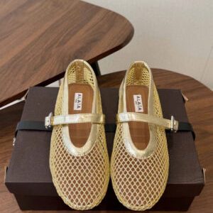 Alaïa Mesh Ballet Flats Shoes