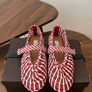 Alaïa Mesh Ballet Flats Shoes