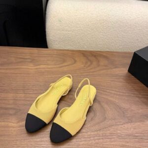 Chanel Coco Slingback Flat Shoes