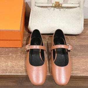 Hermès Mary Jane Ballet Flat Shoes