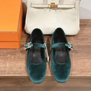 Hermès Mary Jane Ballet Flat Shoes