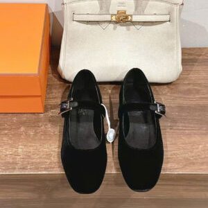 Hermès Mary Jane Ballet Flat Shoes