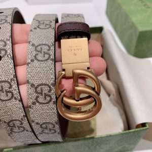 Gucci Marmont Thin Reversible Thin Belt
