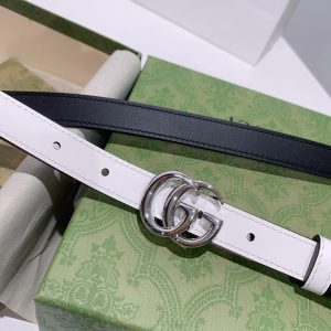 Gucci GG Marmont Thin Belt Metlal Buckle