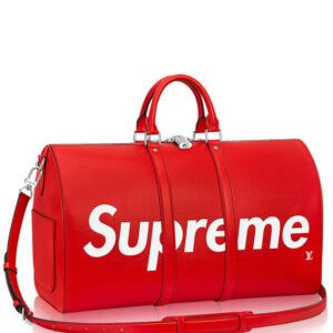 Louis Vuitton X Supreme Epi Keepall Bag