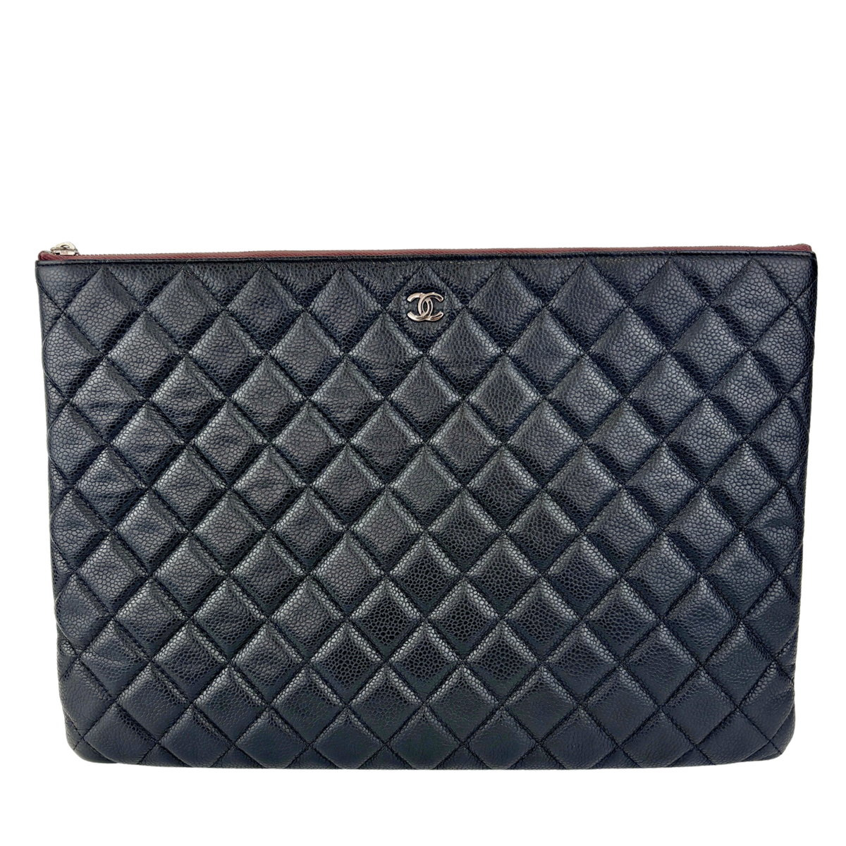 A69251 Large O Case Black Caviar SHW