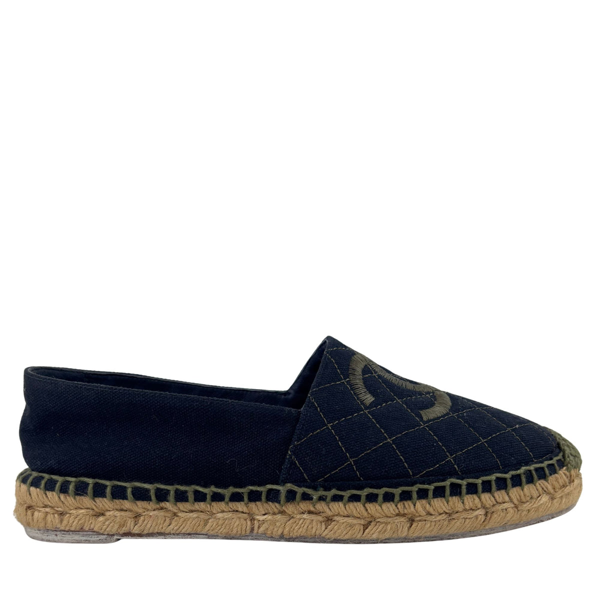 Fabric Biarritz CC Espadrilles Blue / Green Size 38