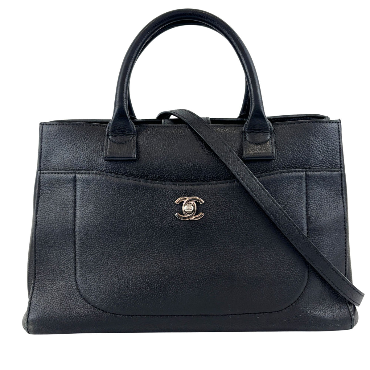 Small Neo Executive Tote Black GHW