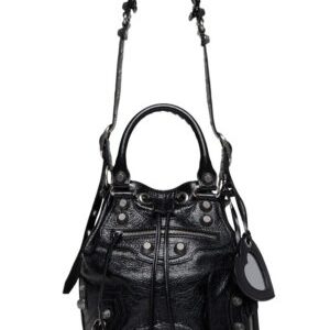 Balenciaga Le Cagole Small Bucket Bag Black