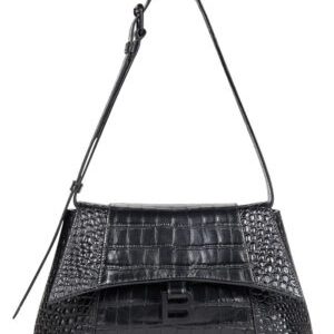 Balenciaga Downtown Small Shoulder Bag Black